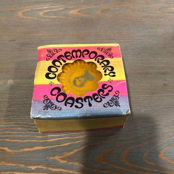 Ritepoint Contemporary Coasters New Old Stock Lincoln Savings Bank Promotional I - Picture 1 of 3